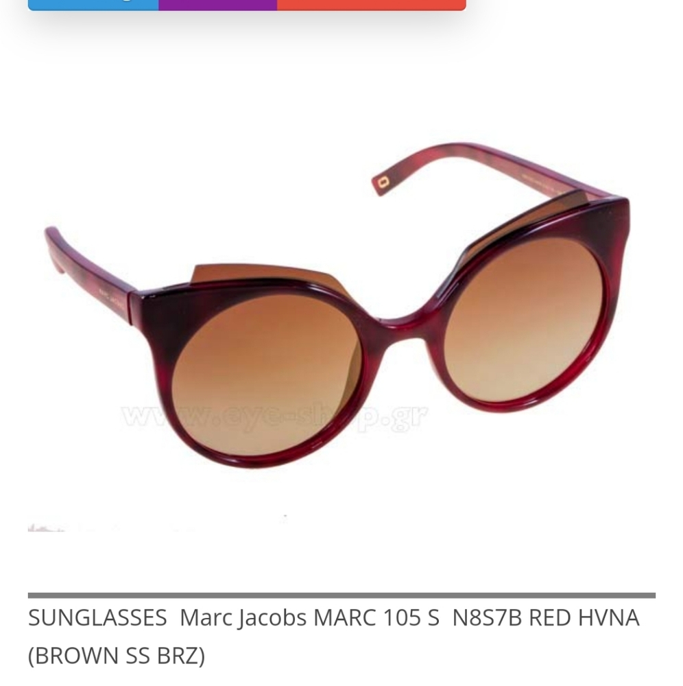 Marc Jacobs MARC 105/S Round Sunglasses